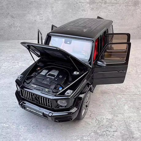 [Almost Real] 1:18 Mercedes-Benz 2019 AMG G63 Black Model Car Die-Cast