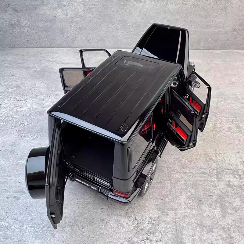 [Almost Real] 1:18 Mercedes-Benz 2019 AMG G63 Black Model Car Die-Cast