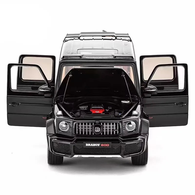 [Almost Real] 1:18 Mercedes-Benz 2019 G-Class Brabus 800 Glossy Black Model Car Die-Cast