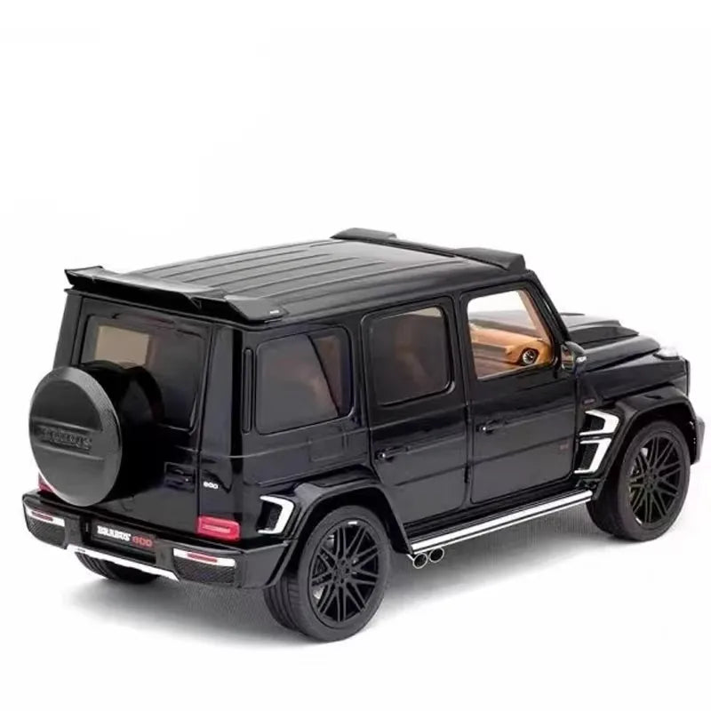 [Almost Real] 1:18 Mercedes-Benz 2019 G-Class Brabus 800 Glossy Black Model Car Die-Cast
