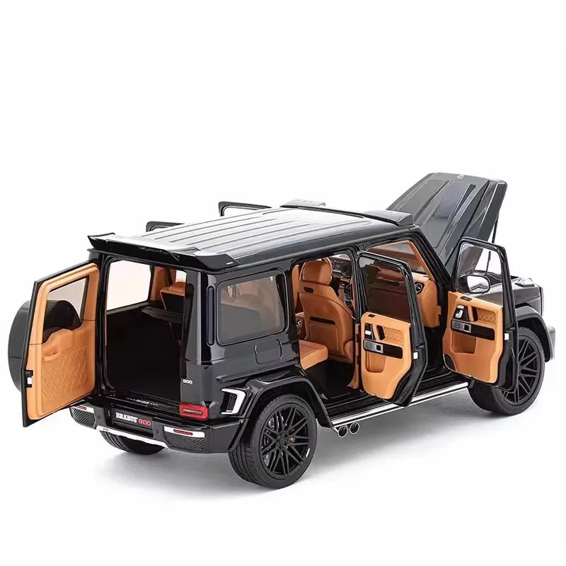 [Almost Real] 1:18 Mercedes-Benz 2019 G-Class Brabus 800 brillant noir voiture miniature Die-Cast