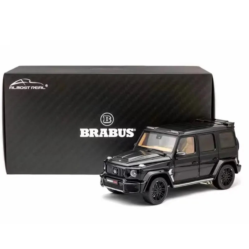 [Almost Real] 1:18 Mercedes-Benz 2019 G-Class Brabus 800 Glossy Black Model Car Die-Cast