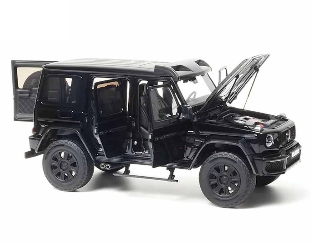 [Almost Real] 1:18 Mercedes-Benz 2023 G63 AMG 4x4 Brabus 800 Black Model Car Die-Cast