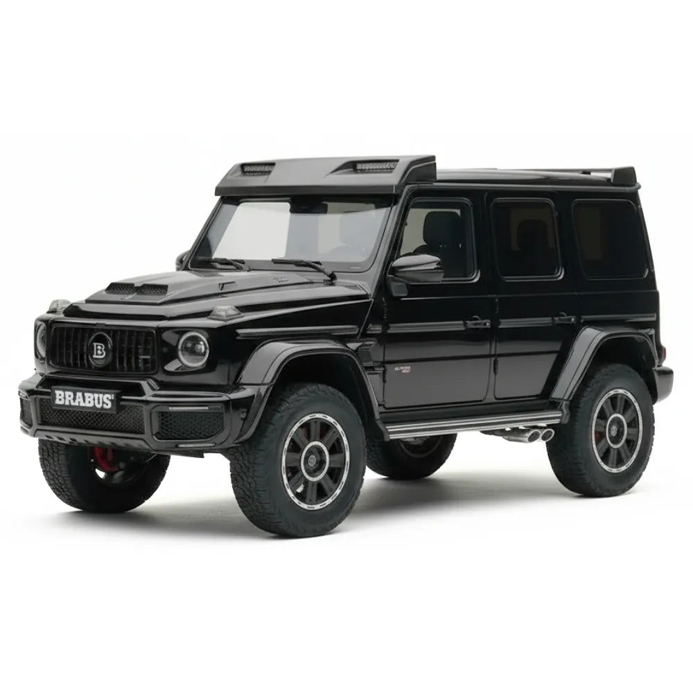 [Almost Real] 1:18 Mercedes-Benz 2023 G63 AMG 4x4 Brabus 800 Black Model Car Die-Cast