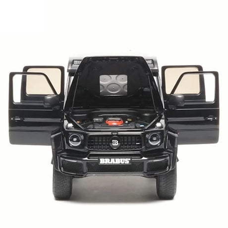 [Almost Real] 1:18 Mercedes-Benz 2023 G63 AMG 4x4 Brabus 800 Black Model Car Die-Cast