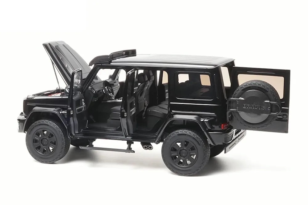 [Almost Real] 1:18 Mercedes-Benz 2023 G63 AMG 4x4 Brabus 800 noir voiture miniature Die-Cast