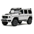 [Almost Real] 1:18 Mercedes-Benz 2023 G63 AMG 4x4 Brabus 800 White Model Car Die-Cast
