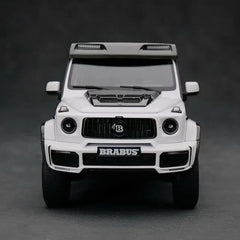 [Almost Real] 1:18 Mercedes-Benz 2023 G63 AMG 4x4 Brabus 800 White Model Car Die-Cast