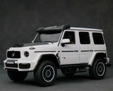 [Almost Real] 1:18 Mercedes-Benz 2023 G63 AMG 4x4 Brabus 800 White Model Car Die-Cast