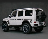 [Almost Real] 1:18 Mercedes-Benz 2023 G63 AMG 4x4 Brabus 800 White Model Car Die-Cast