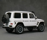 [Almost Real] 1:18 Mercedes-Benz 2023 G63 AMG 4x4 Brabus 800 White Model Car Die-Cast