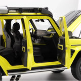 [Almost Real] 1:18 Mercedes-Benz 2023 G63 AMG 4x4 Brabus 800 Yellow Model Car Die-Cast