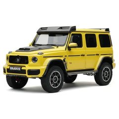 [Almost Real] 1:18 Mercedes-Benz 2023 G63 AMG 4x4 Brabus 800 Yellow Model Car Die-Cast