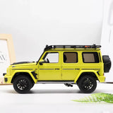 [Almost Real] 1:18 Mercedes-Benz 2023 G63 AMG 4x4 Brabus 800 Yellow Model Car Die-Cast