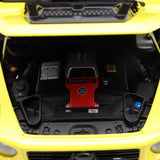 [Almost Real] 1:18 Mercedes-Benz 2023 G63 AMG 4x4 Brabus 800 Yellow Model Car Die-Cast