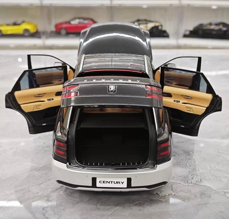 [Almost Real] 1:18 Toyota 2023 Century SUV zwart modelauto Die-Cast