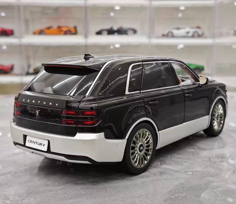 [Almost Real] 1:18 Toyota 2023 Century SUV zwart modelauto Die-Cast