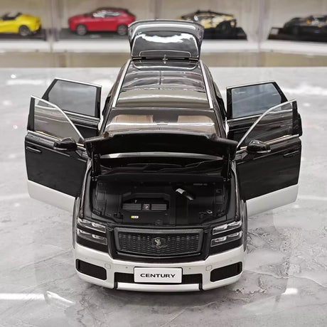 [Almost Real] 1:18 Toyota 2023 Century SUV zwart modelauto Die-Cast