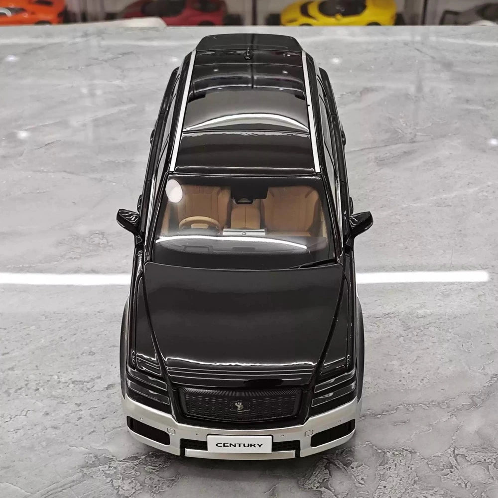[Almost Real] 1:18 Toyota 2023 Century SUV Black Model Car Die-Cast