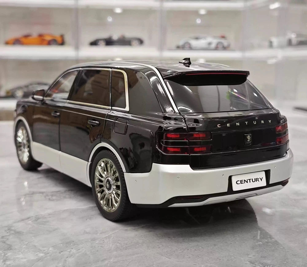 [Almost Real] 1:18 Toyota 2023 Century SUV Black Model Car Die-Cast