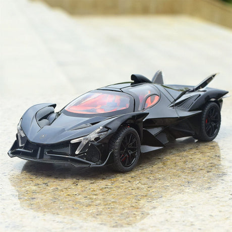Apollo 2022 Project Evo Black 1:24 – Modèle d’exposition en métal moulé sous pression