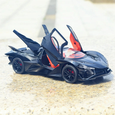 Apollo 2022 Project Evo Black 1:24 – Modèle d’exposition en métal moulé sous pression
