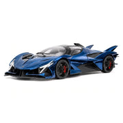 Apollo 2022 Project Evo Metallic blauw 1:24 – modelauto van gegoten metaal voor presentatie