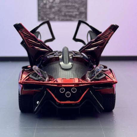 Apollo 2022 Project Evo Métallique Red 1:24 – Modèle d’exposition en métal moulé sous pression