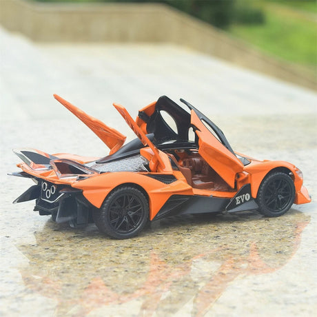 Apollo 2022 Project Evo Orange 1:32 – Modèle d’exposition en métal moulé sous pression