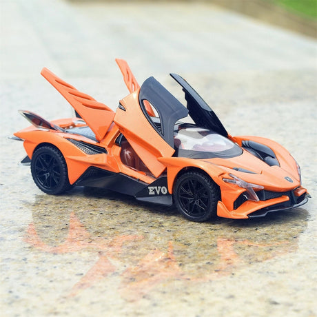 Apollo 2022 Project Evo Orange 1:32 – Modèle d’exposition en métal moulé sous pression