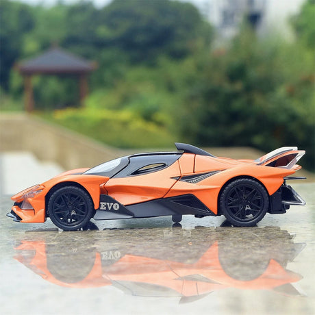 Apollo 2022 Project Evo Orange 1:32 – Modèle d’exposition en métal moulé sous pression