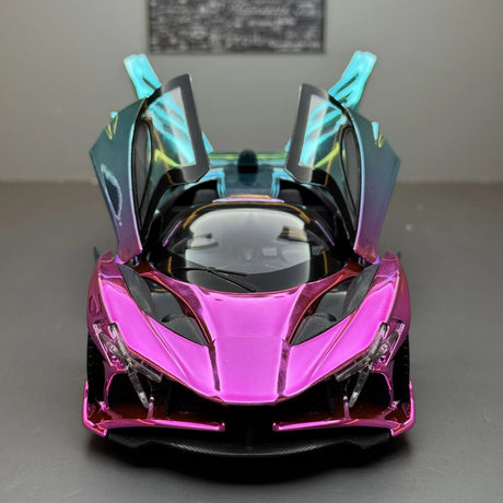 Apollo 2022 Project Evo Pink Gradient 1:24 – Modèle d’exposition en métal moulé sous pression