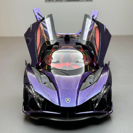 Apollo 2022 Project Evo Purple 1:24 – Modèle d’exposition en métal moulé sous pression