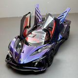 Apollo 2022 Project Evo paars 1:24 – diecast displaymodel