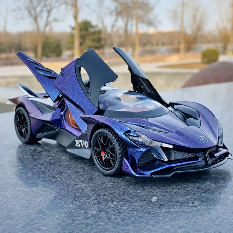 Apollo 2022 Project Evo Purple 1:32 – Modèle d’exposition en métal moulé sous pression