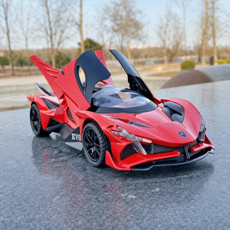 Apollo 2022 Project Evo Red 1:32 – Modèle d’exposition en métal moulé sous pression