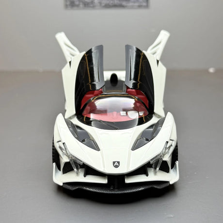 Apollo 2022 Project Evo White 1:32 – Modèle d’exposition en métal moulé sous pression
