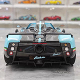[Almost Real] 1:18 Pagani 2009 Zonda Uno Roadster blauw modelauto Die-Cast