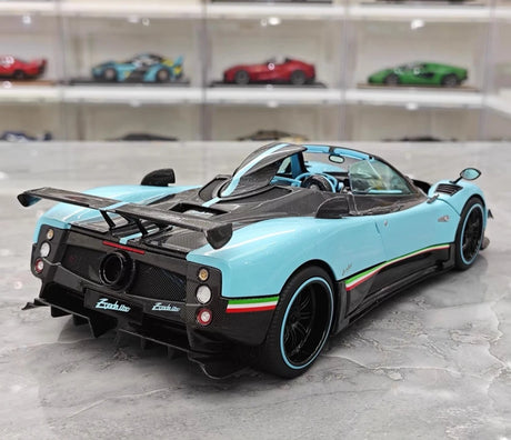 [Almost Real] 1:18 Pagani 2009 Zonda Uno Roadster Blue Model Car Die-Cast