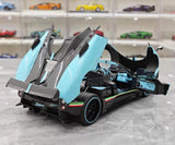 [Almost Real] 1:18 Pagani 2009 Zonda Uno Roadster blauw modelauto Die-Cast