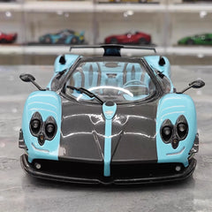 [Almost Real] 1:18 Pagani 2009 Zonda Uno Roadster blu modellino di auto Die-Cast