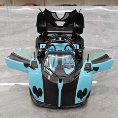 [Almost Real] 1:18 Pagani 2009 Zonda Uno Roadster blu modellino di auto Die-Cast