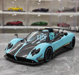 [Almost Real] 1:18 Pagani 2009 Zonda Uno Roadster blauw modelauto Die-Cast