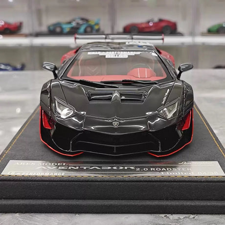 [Ares Model] 1:18 Lamborghini 2022 Aventador 2.0 Roadster Advan Livery Model Car Resin