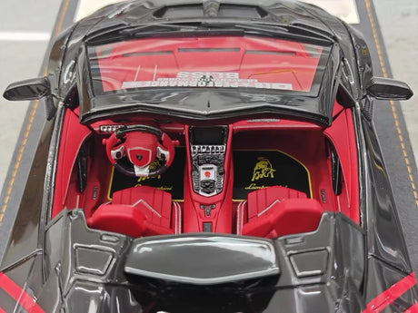 [Ares Model] 1:18 Lamborghini 2022 Aventador 2.0 Roadster Advan Livery Model Car Resin