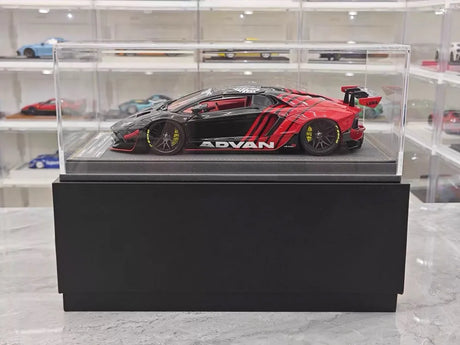 [Ares Model] 1:18 Lamborghini 2022 Aventador 2.0 Roadster Advan Livery Model Car Resin