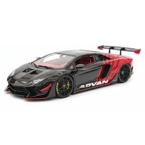 [Ares modello] 1:18 Lamborghini 2022 Aventador 2.0 Roadster Advan Livery modellino di auto resina
