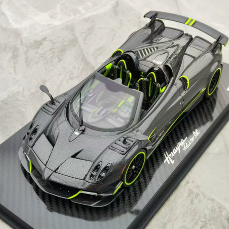 AustraLux Pagani 2019 Huayra Roadster BC Carbon Fiber Green 1:18 – Collectible Resin Model Resin
