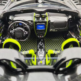 AustraLux Pagani 2019 Huayra Roadster BC Carbon Fiber Green 1:18 – Collectible Resin Model Resin