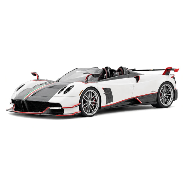 AustraLux Pagani 2019 Huayra Roadster BC White 1:18 – Collectible Resin Model Resin